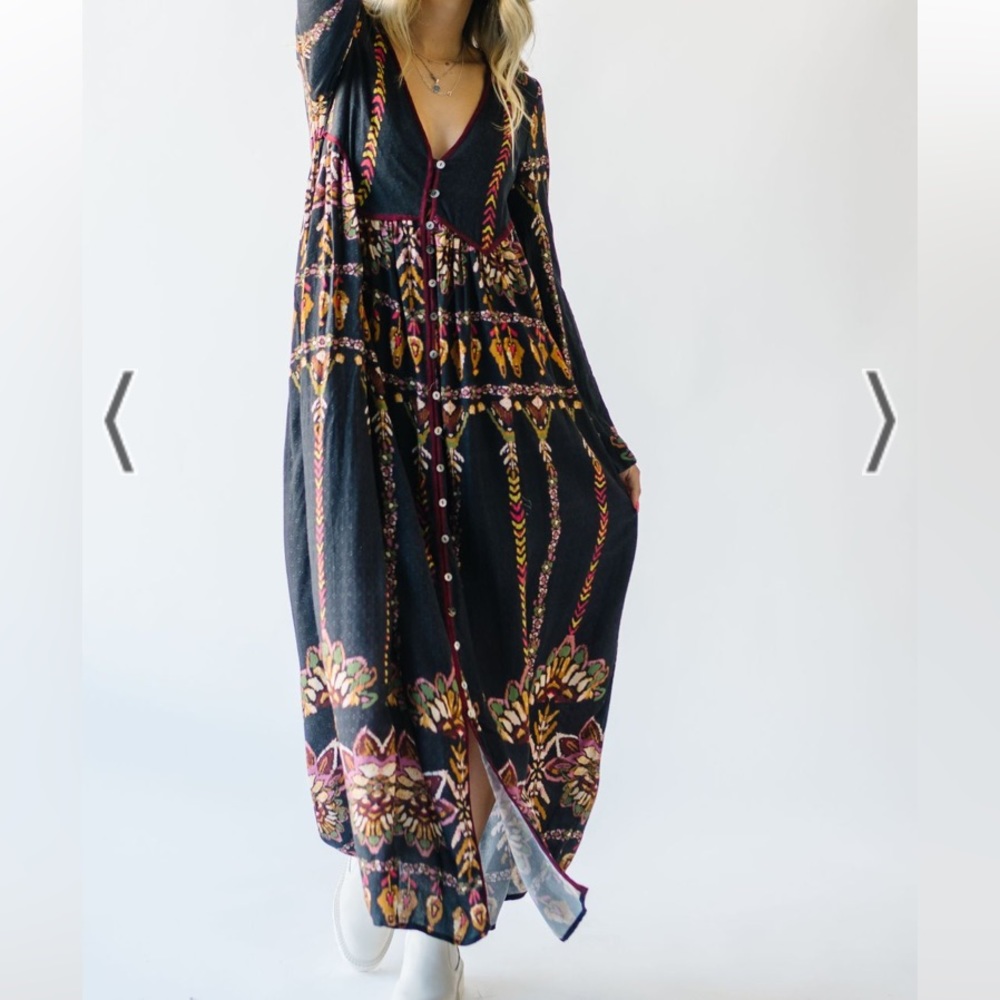Free People Foley Dress in Moody Size S New Without Tags $168 Retail - Picture 2 of 4
